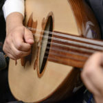 Musician Playing on Oud